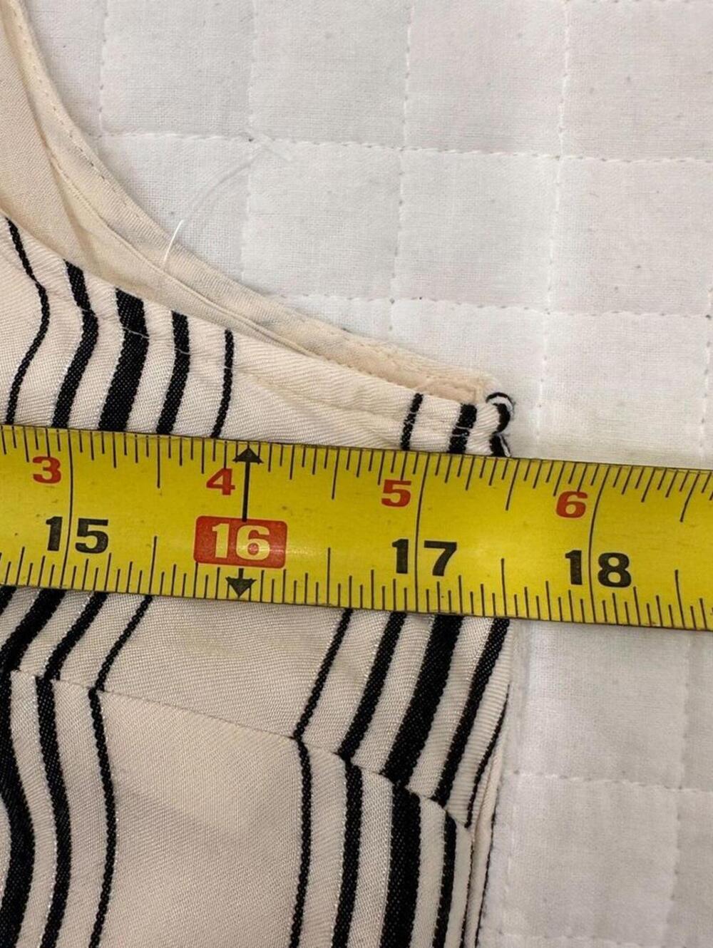 Maeve Anthropologie Striped Shirtdress Size 2 Button Front Midi Belted Dress - Picture 11 of 13